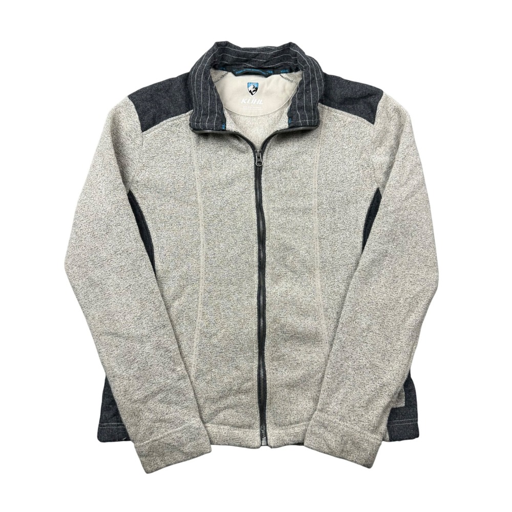 Kuhl Alfpaca Fleece Jacket Women Large Full Zip Sweater Outdoors Granola Hiking